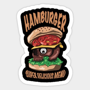 Hamburger Sticker